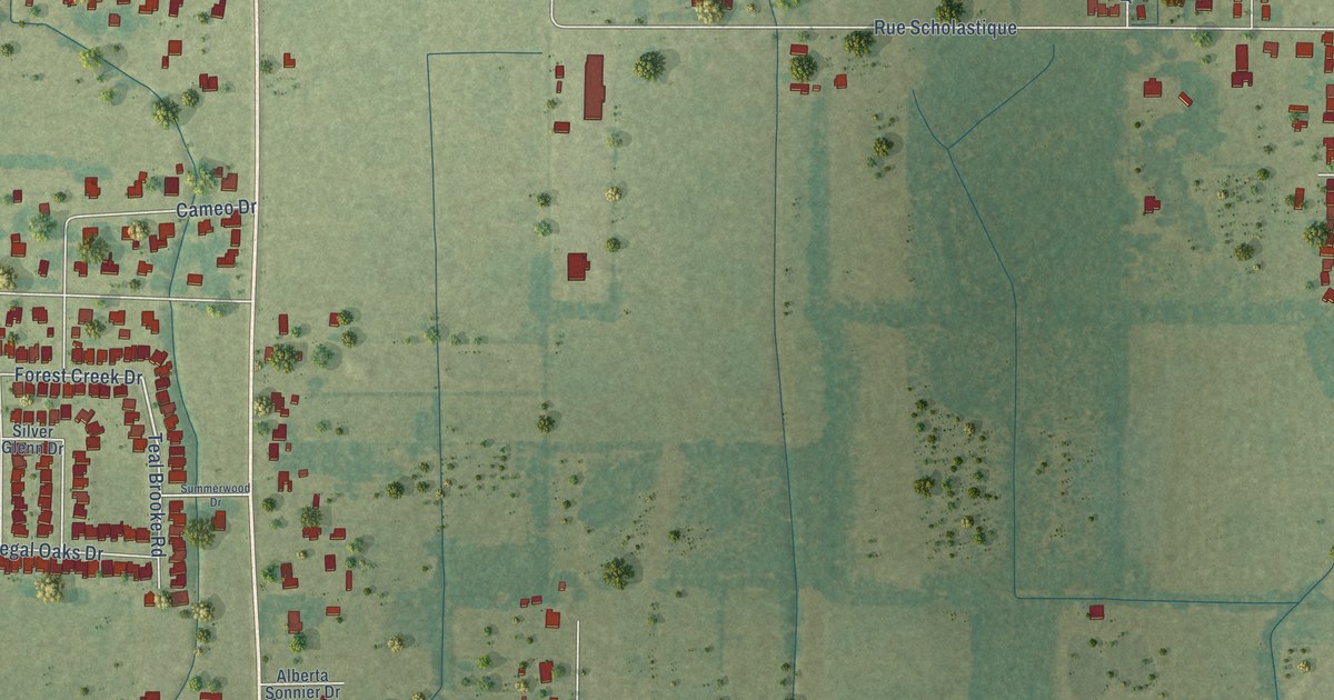 Map of Ossun, Louisiana in 2026
