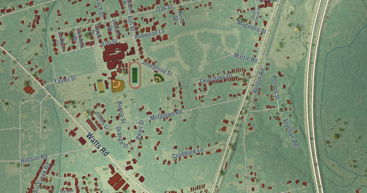 Map of Pearl River, Louisiana in 2026