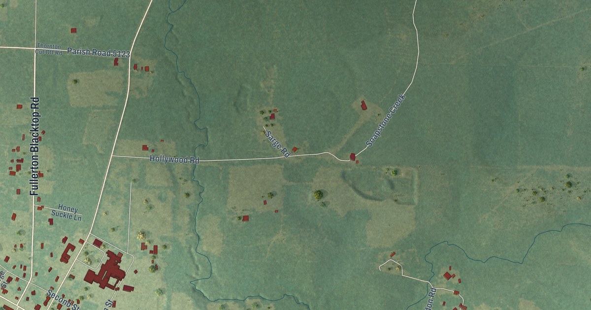 Map of Pitkin, Louisiana in 2026