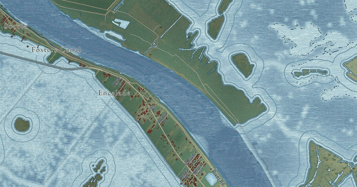 Map of Port Sulphur, Louisiana in 2026