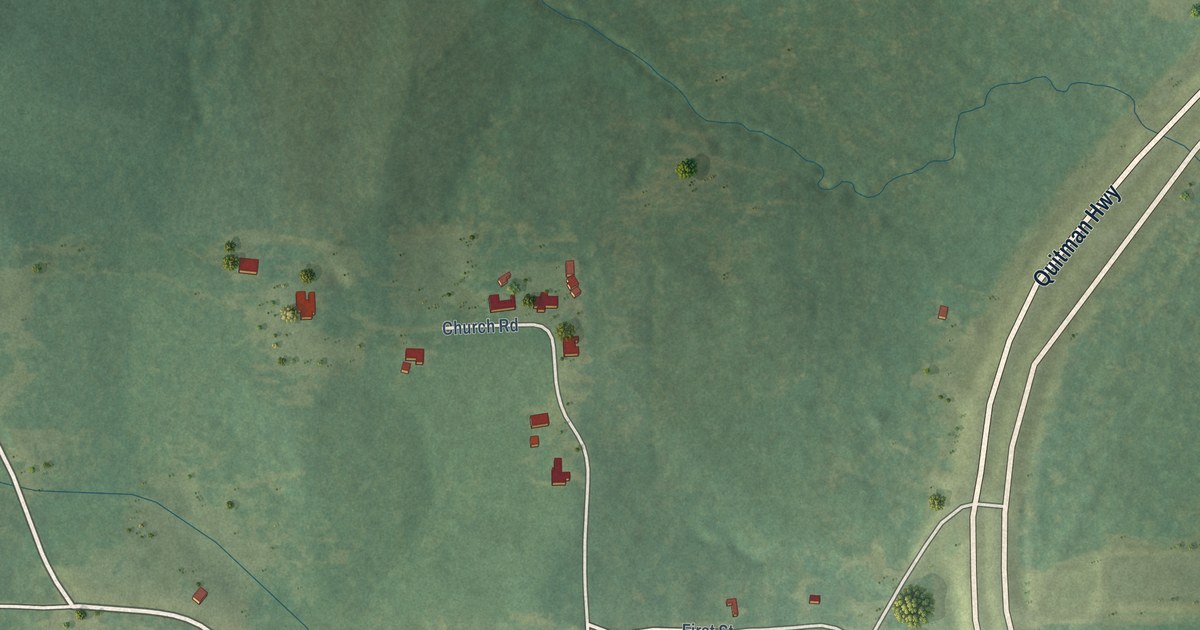 Map of Quitman, Louisiana in 2026