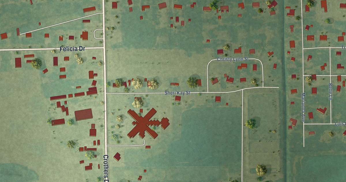Map of Richmond, Louisiana in 2026