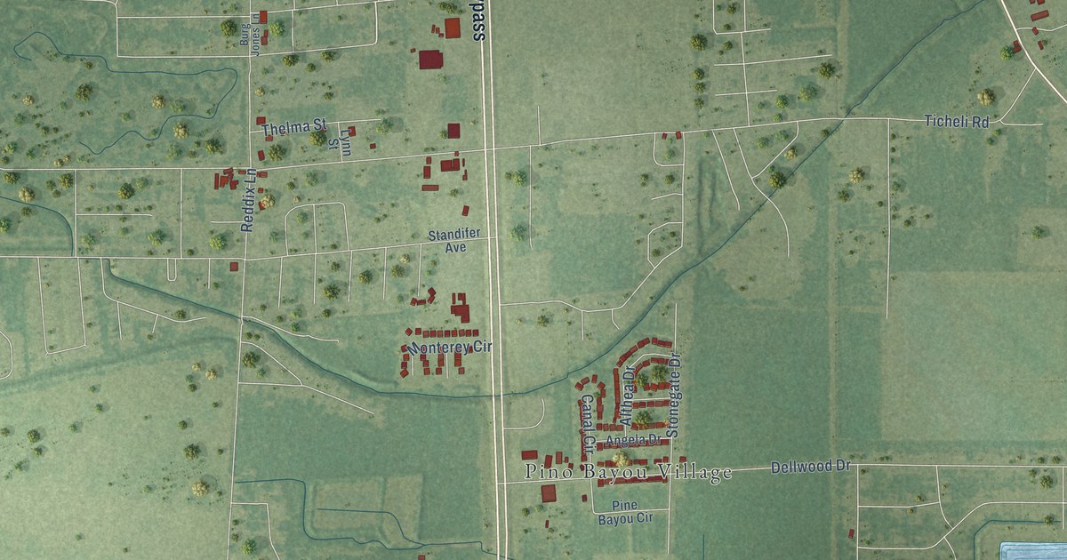 Map of Richwood, Louisiana in 2026