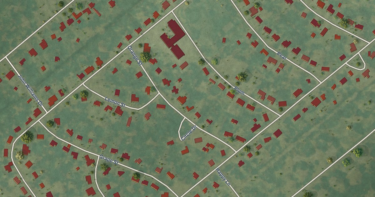 Map of Ridgecrest, Louisiana in 2026