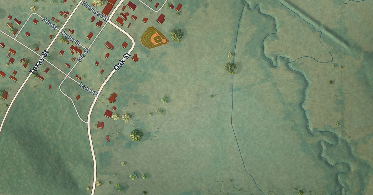 Map of Robeline, Louisiana in 2026
