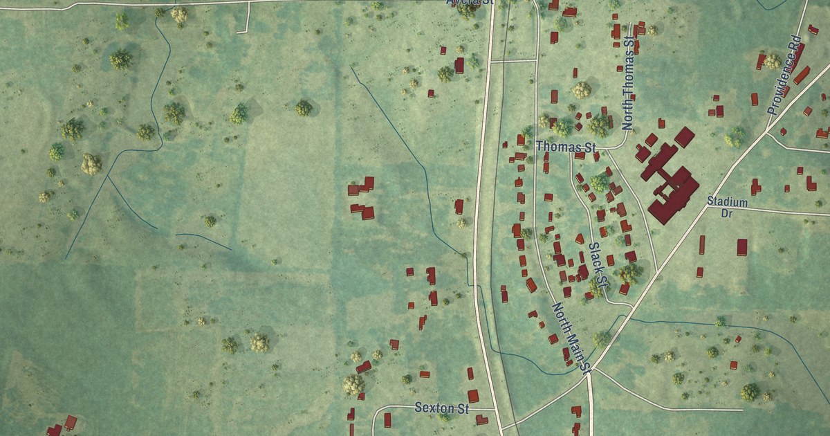 Map of Sarepta, Louisiana in 2026
