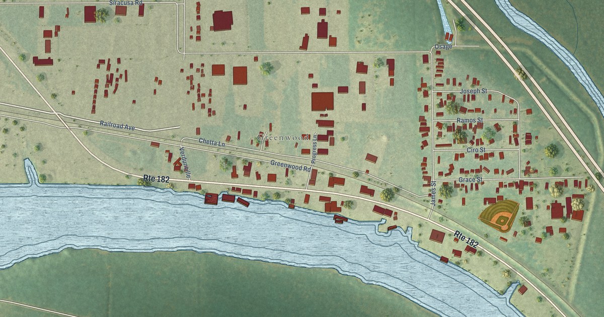 Map of Siracusaville, Louisiana in 2026