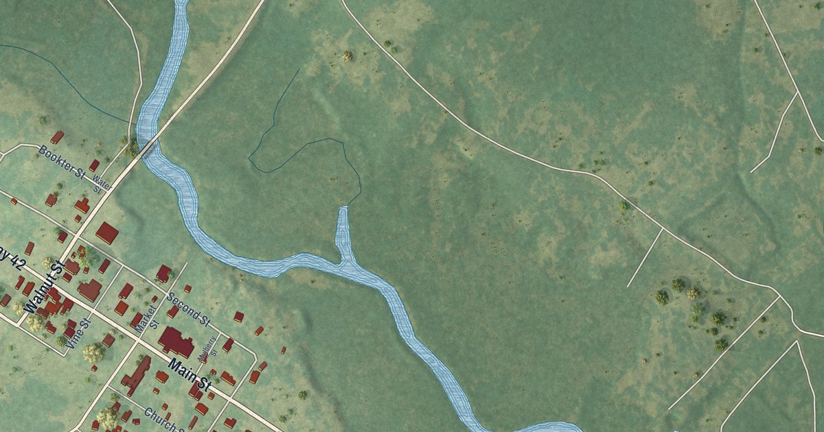 Map of Springfield, Louisiana in 2026