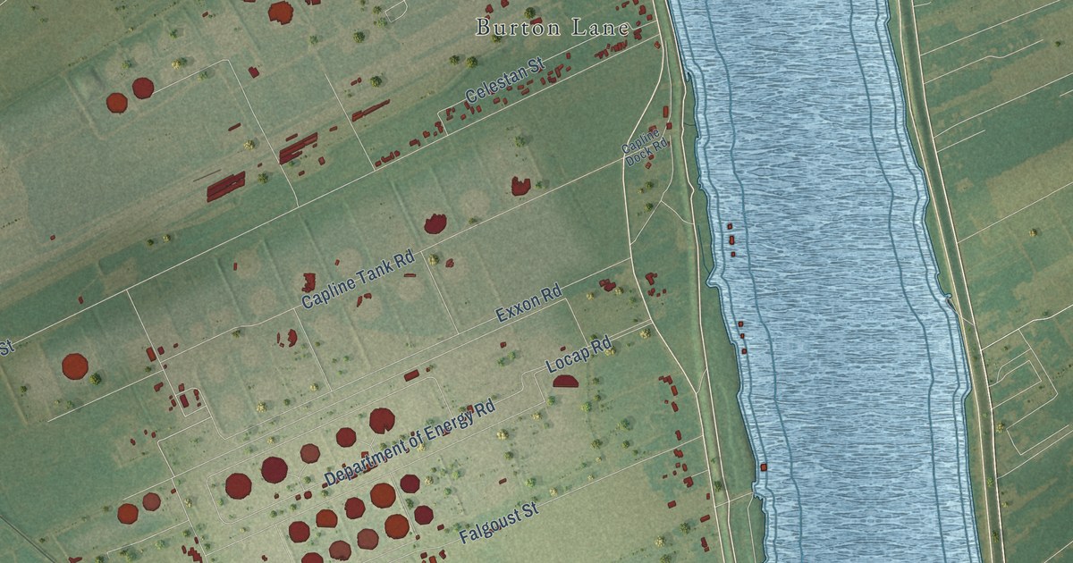 Map of St. James, Louisiana in 2026