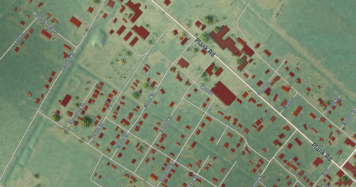 Map of St. Joseph, Louisiana in 2026