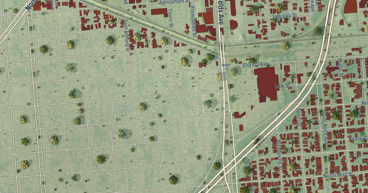 Map of St. Roch, Louisiana in 2026