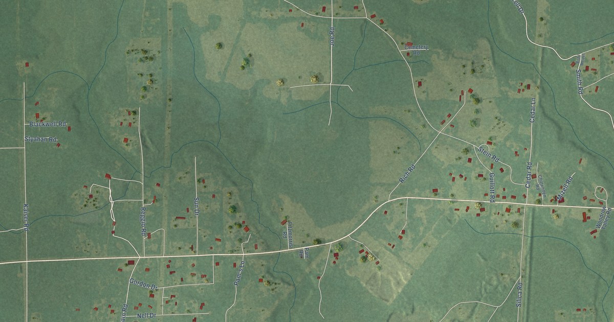 Map of Sun, Louisiana in 2026