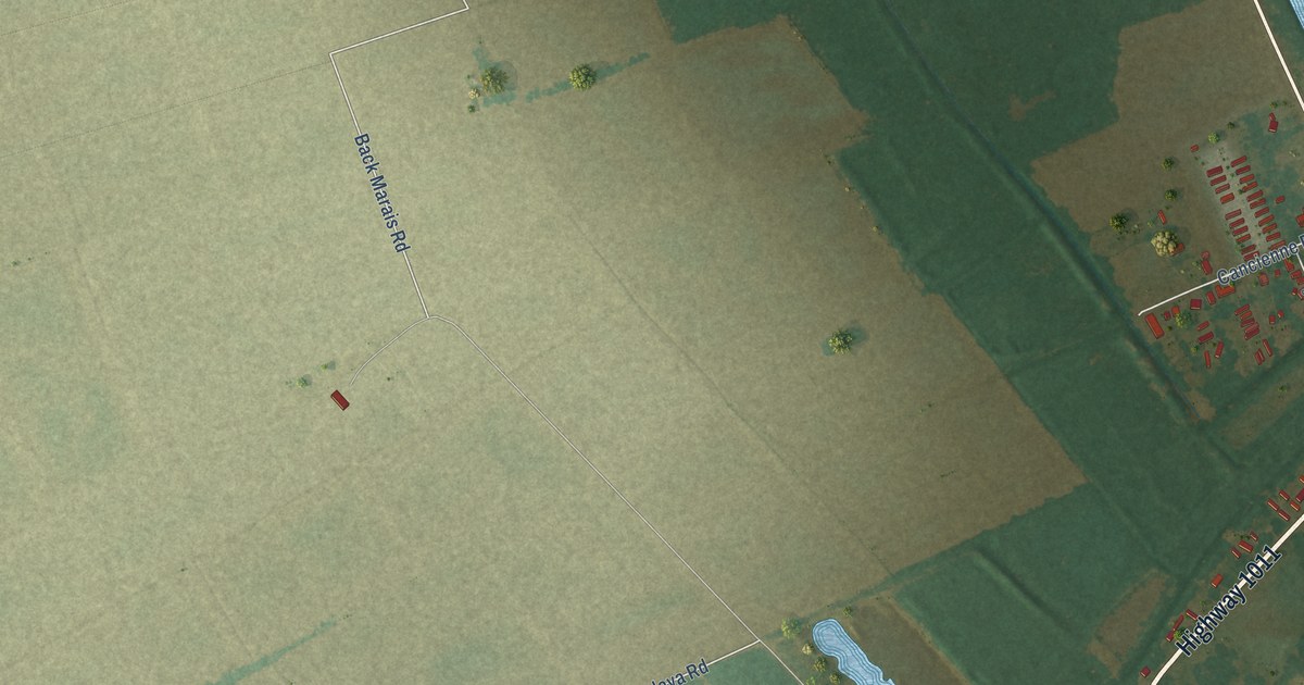 Map of Supreme, Louisiana in 2026