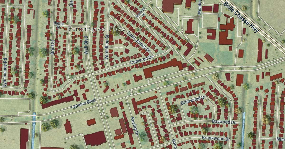Map of Timberlane, Louisiana in 2026