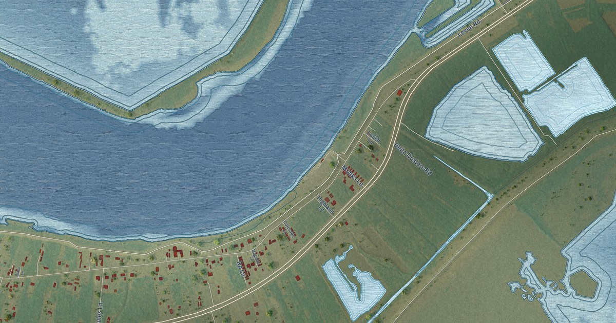 Map of Triumph, Louisiana in 2026