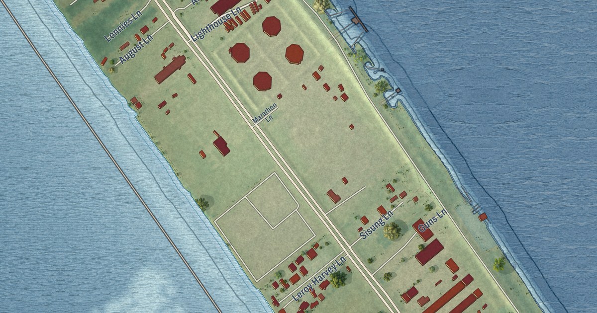 Map of Venice, Louisiana in 2026