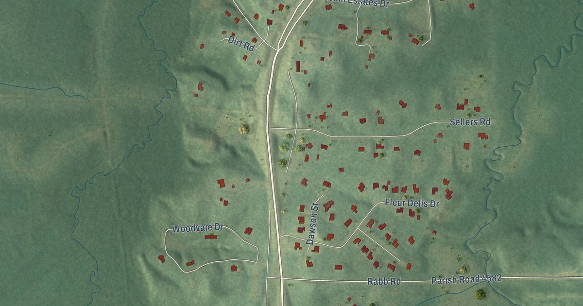Map of Vienna, Louisiana in 2026