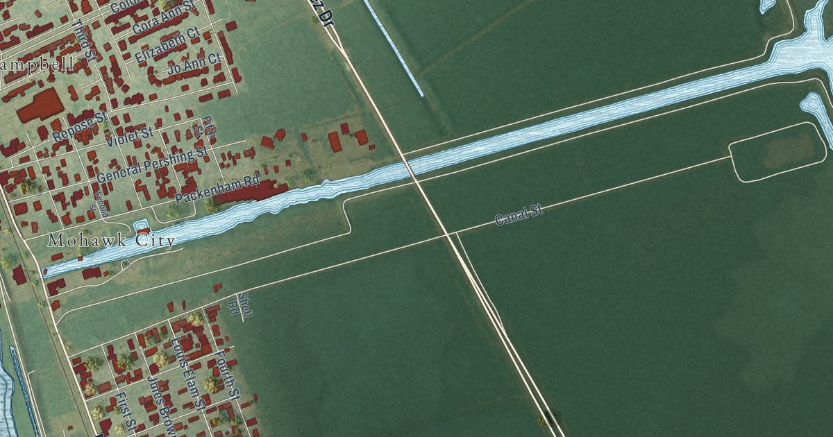 Map of Violet, Louisiana in 2026
