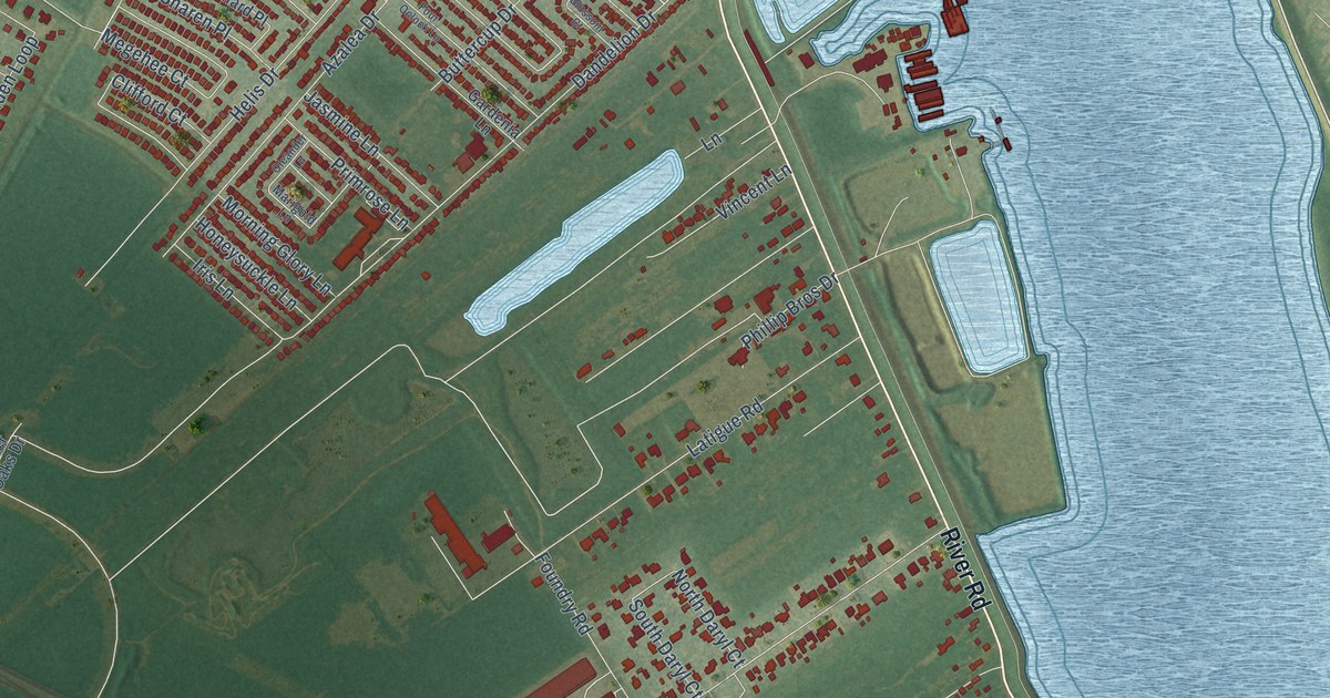 Map of Waggaman, Louisiana in 2026