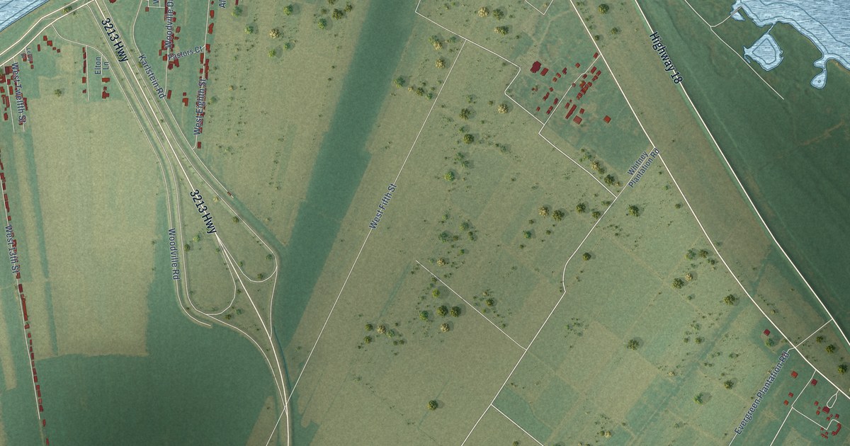 Map of Wallace, Louisiana in 2026