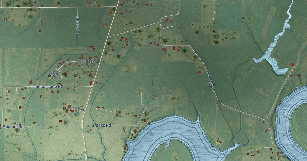 Map of Wallace Ridge, Louisiana in 2026