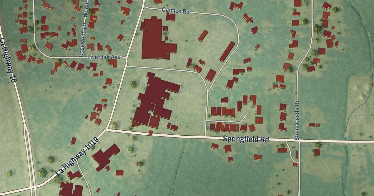Map of Watson, Louisiana in 2026