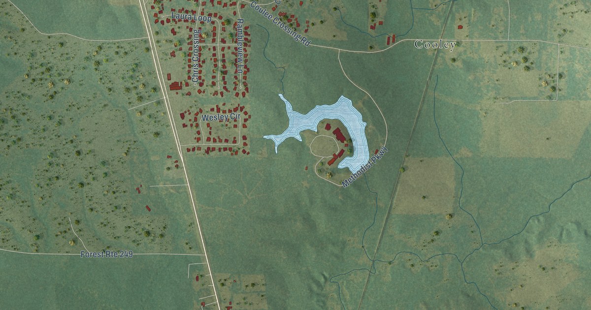 Map of Woodworth, Louisiana in 2026