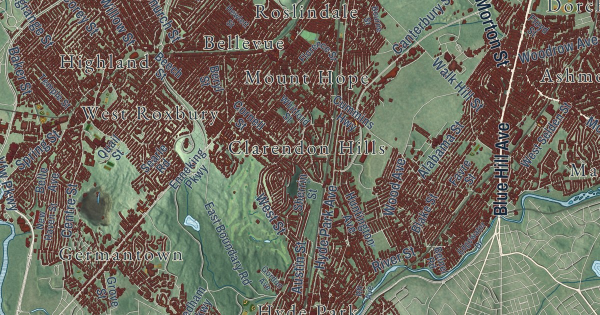 Detailed Map of Boston, Massachusetts