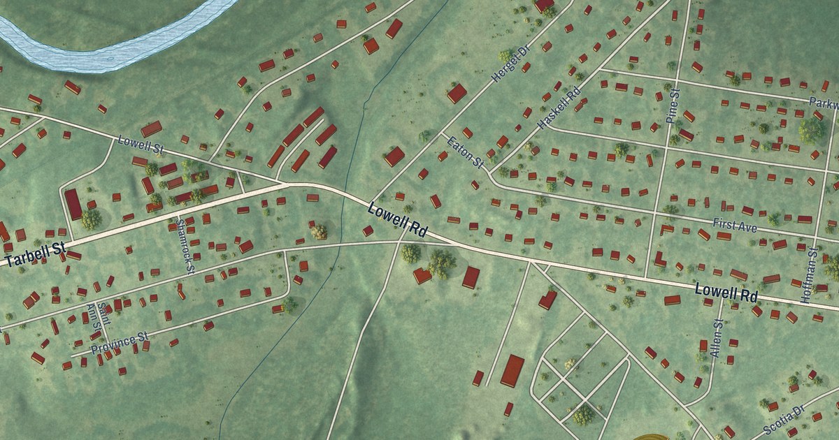 Map of East Pepperell, Massachusetts in 2026