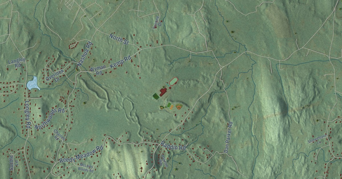 Detailed Map of Groton, Massachusetts