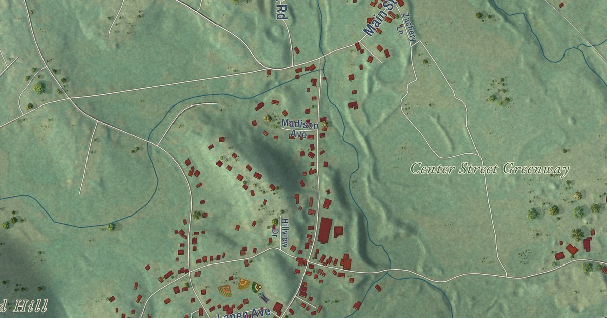 Detailed Map of Groveland, Massachusetts