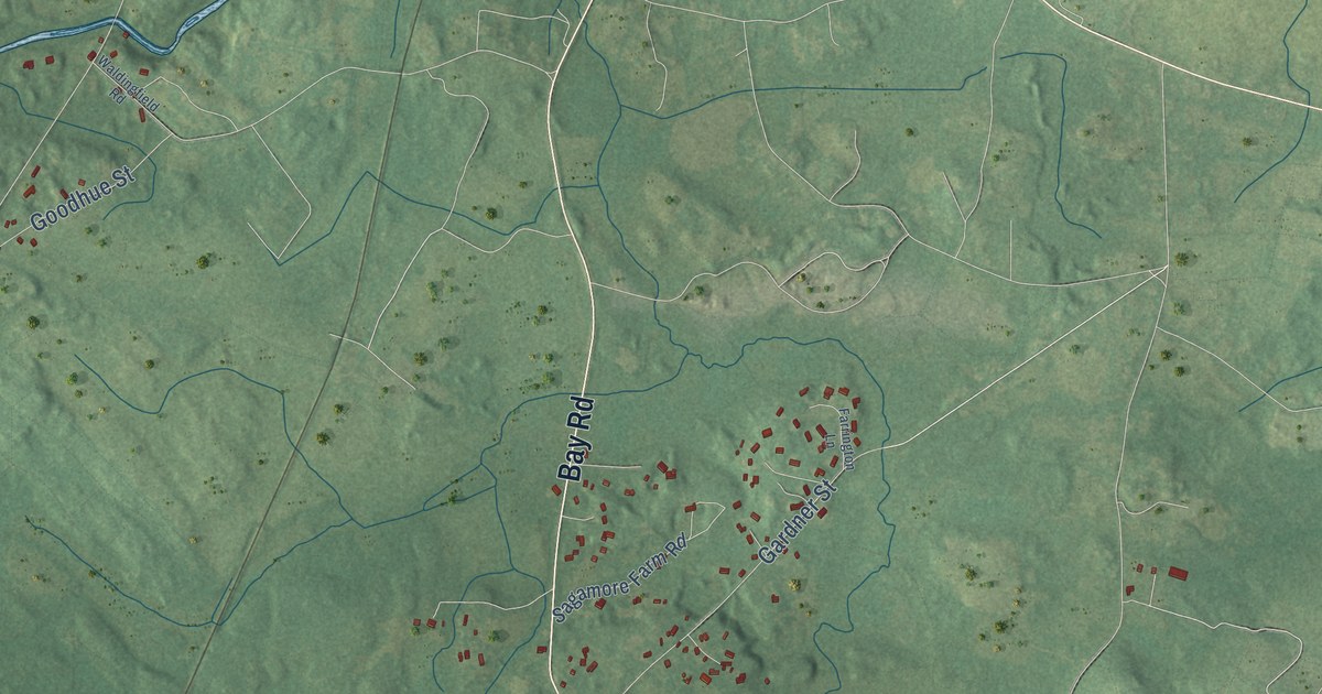Detailed Map of Hamilton, Massachusetts