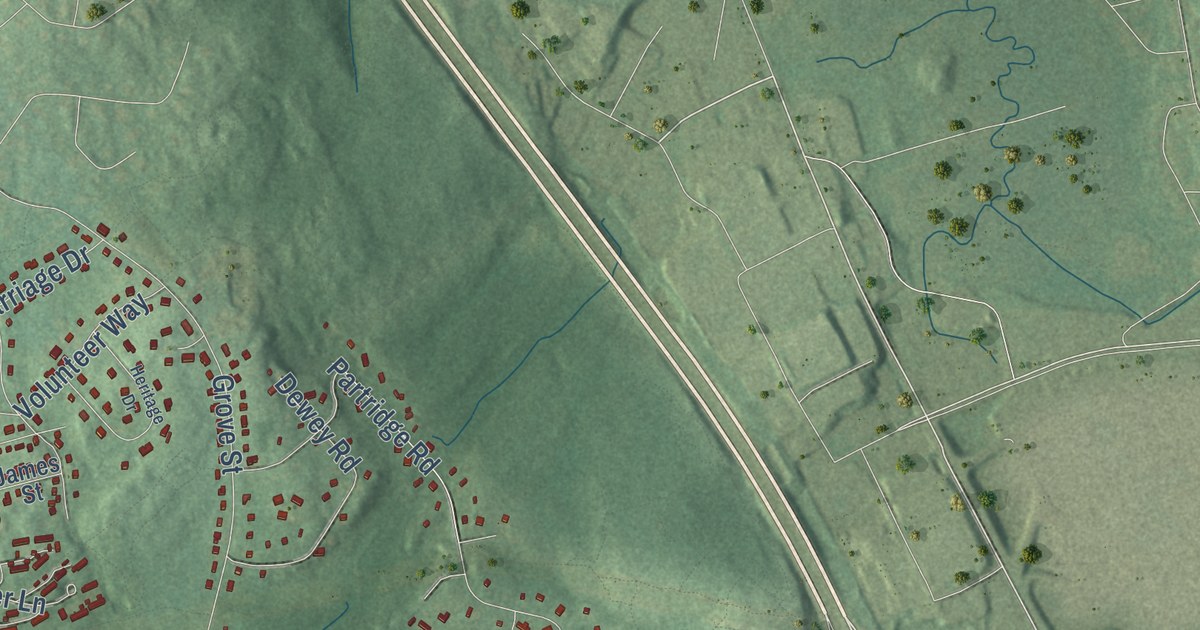 Detailed Map of Lexington, Massachusetts