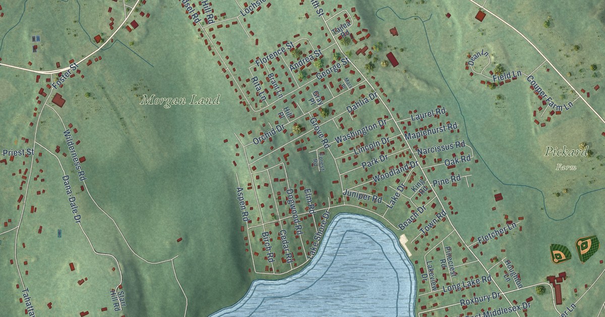 Map of Littleton Common, Massachusetts in 2026