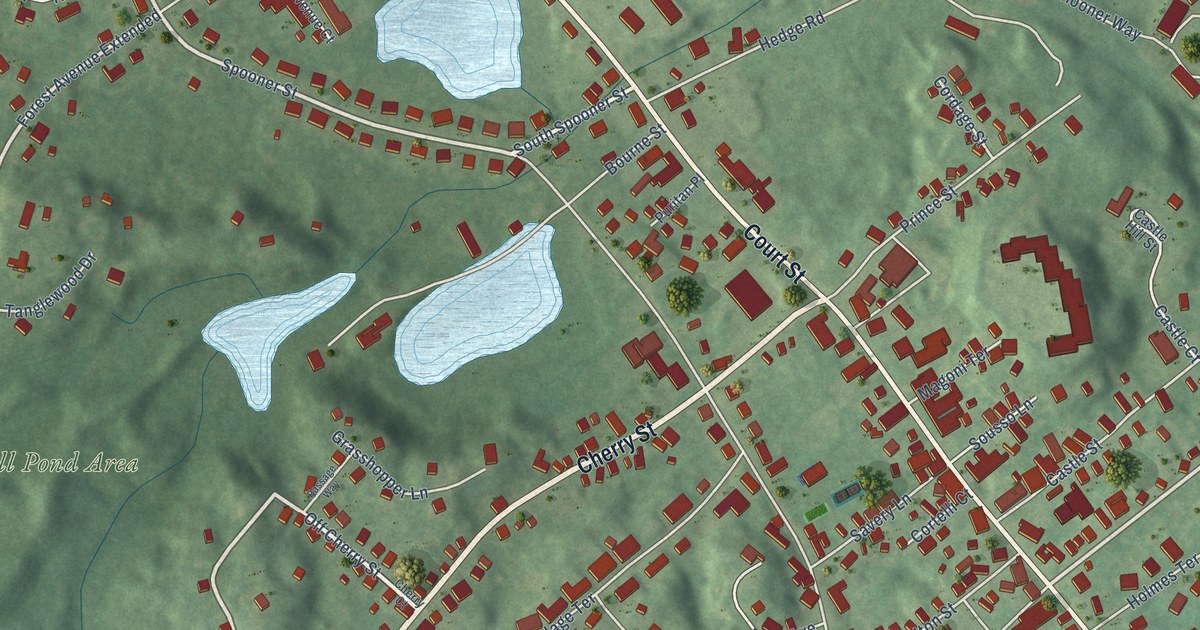 Map of North Plymouth, Massachusetts in 2026