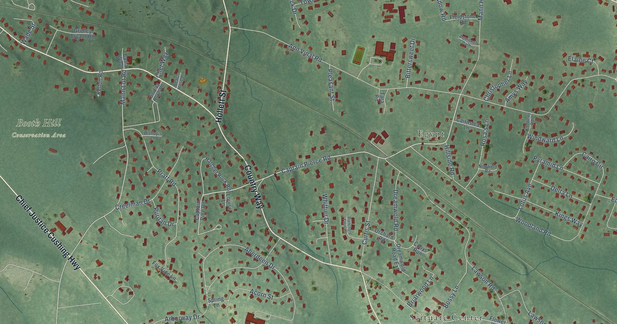 Map of North Scituate, Massachusetts in 2026