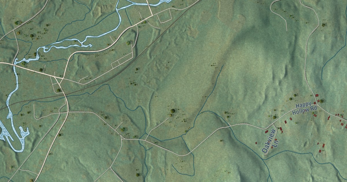 Detailed Map of Oakham, Massachusetts