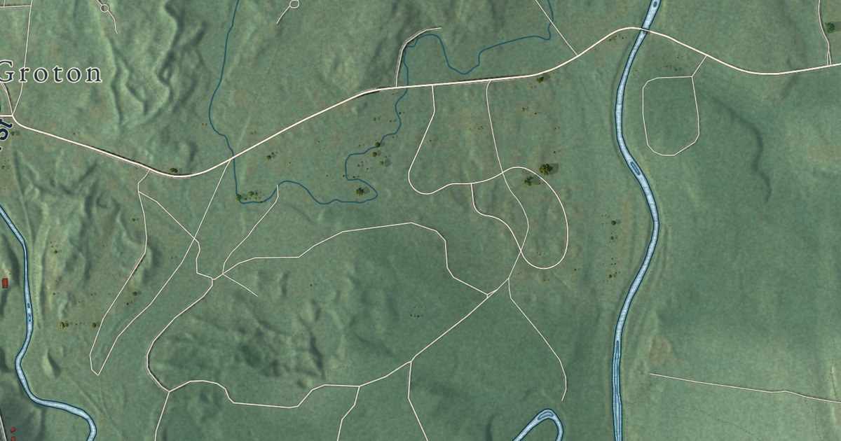 Detailed Map of Shirley, Massachusetts