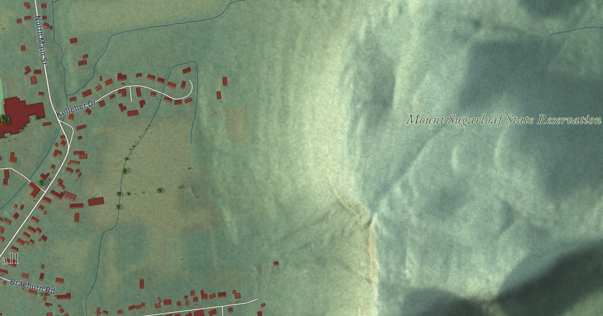 Map of South Deerfield, Massachusetts in 2026