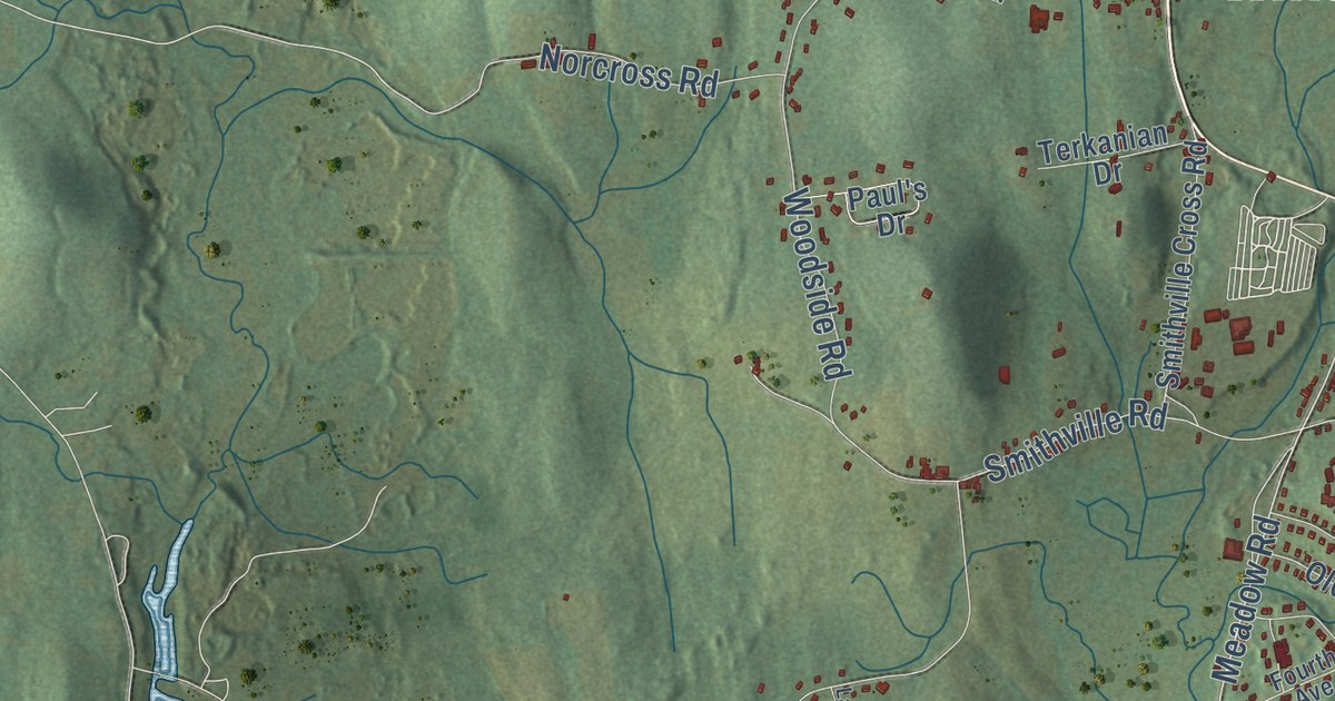 Detailed Map of Spencer, Massachusetts