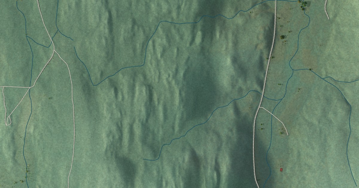 Close-up of streets and buildings in Wales, Massachusetts