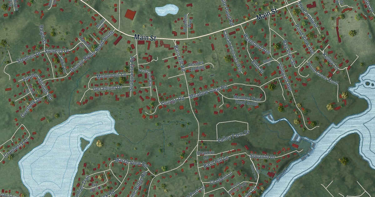 Map of West Chatham, Massachusetts in 2026