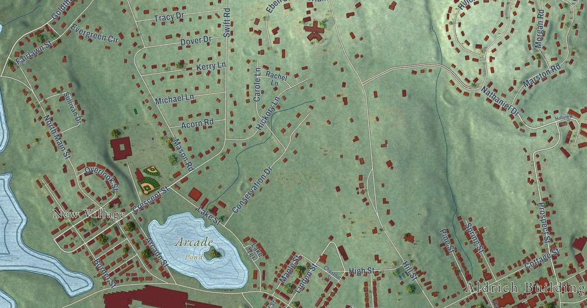 Map of Whitinsville, Massachusetts in 2026