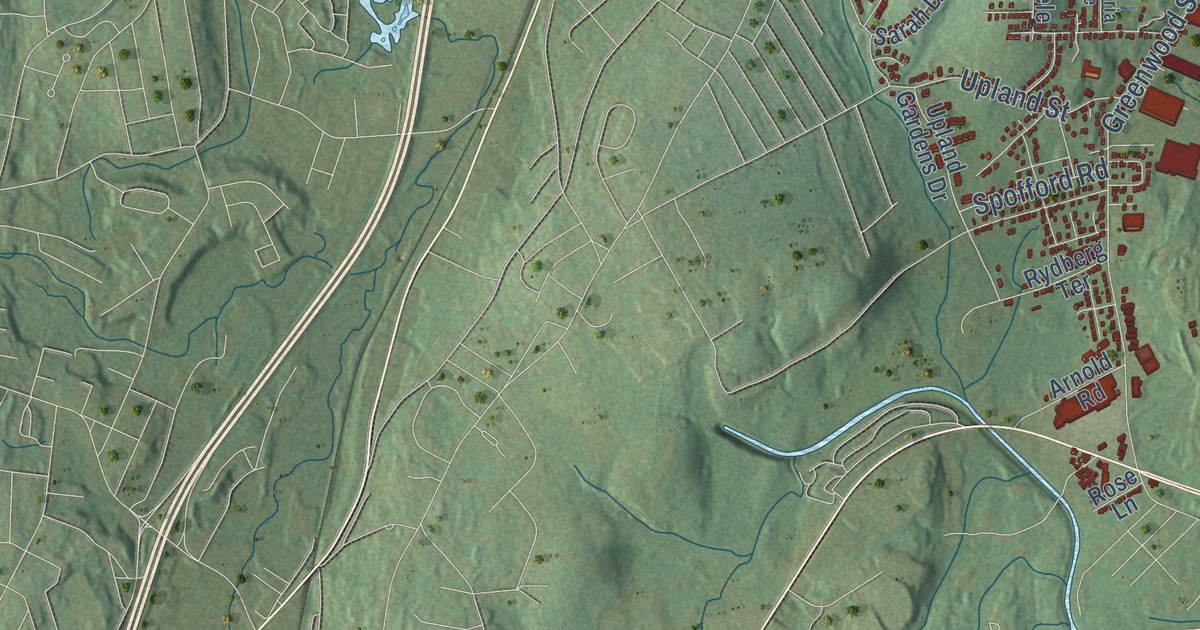 Detailed Map of Worcester, Massachusetts