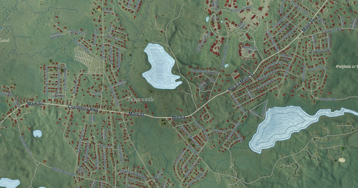 Map of Yarmouth Port, Massachusetts in 2026