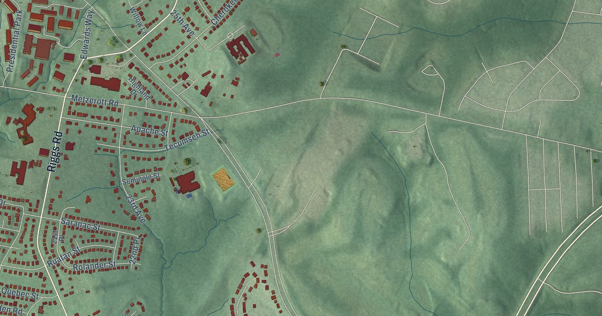 Map of Adelphi, Maryland in 2026