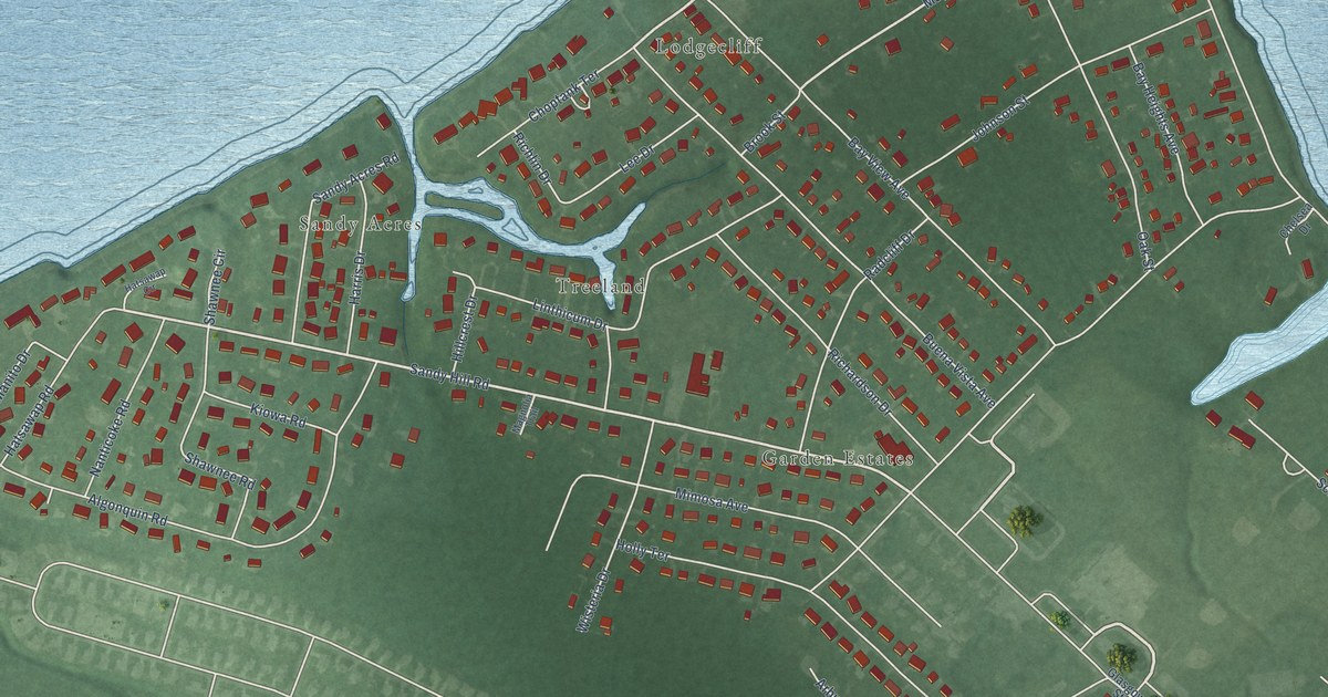 Map of Algonquin, Maryland in 2026