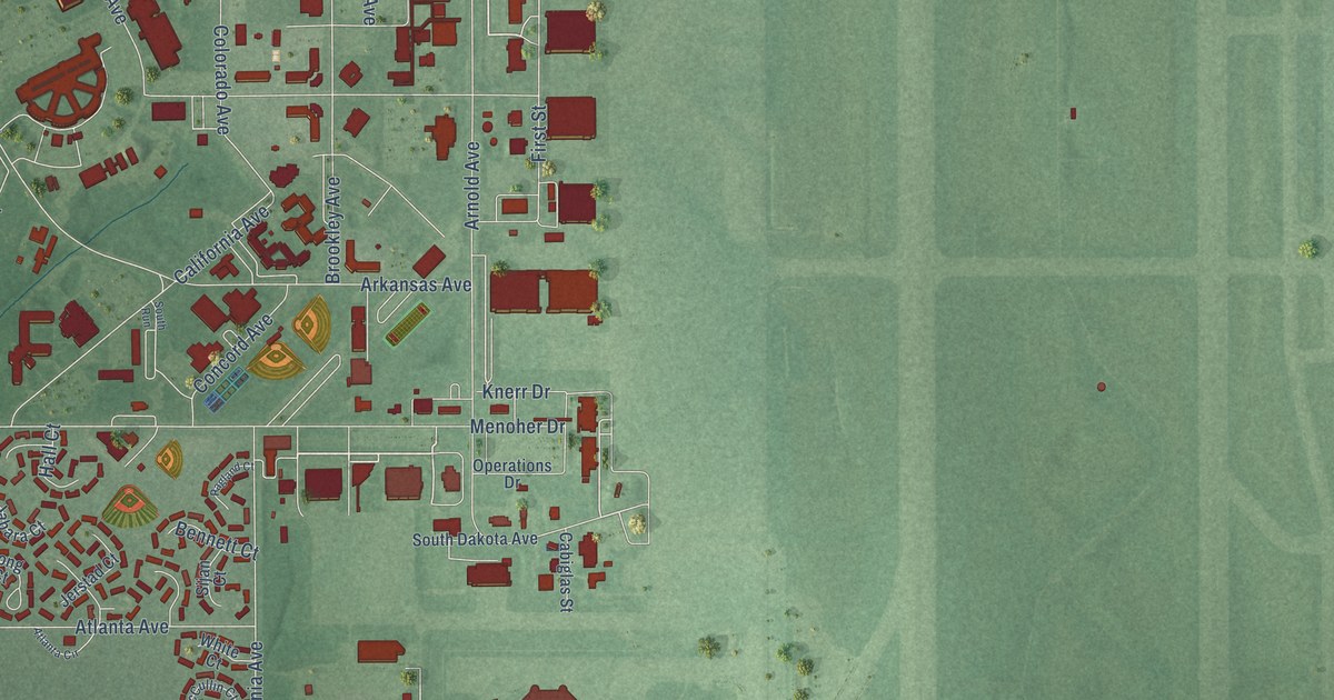 Map of Andrews AFB, Maryland in 2026