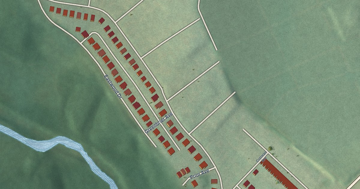 Map of Belair-Parkside, Baltimore, Maryland in 2026