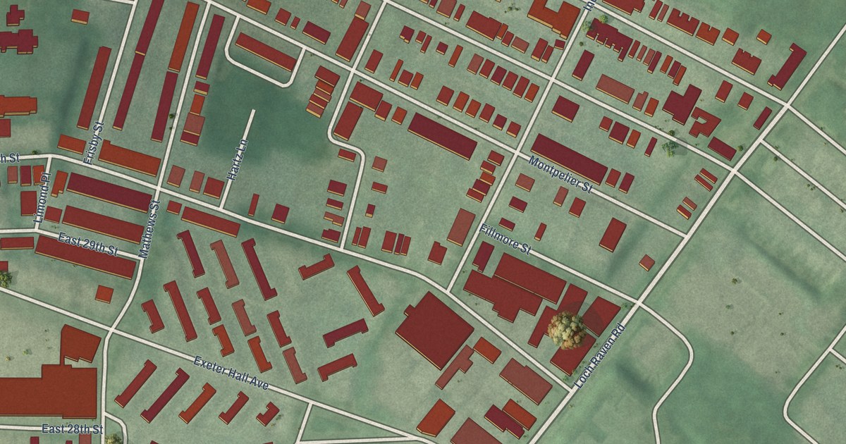 Map of Better Waverly, Baltimore, Maryland in 2026